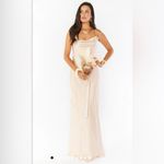 Show Me Your Mumu NWOT - Tuscany Maxi Slip Dress sz L color Champagne Luxe Satin Photo 1