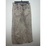 Disclosure Wide Leg Baggy Acid Stone Washed Jeans Women's Size 26 Black Photo 1