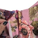 Here Comes the Sun  Pink Floral Spaghetti Strap Dress Photo 7