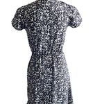 J.Crew -MERCANTILE Adorable black and white faux wrap dress Photo 6