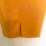 ZARA mustard sleeveless bodycon dress small midi Photo 4
