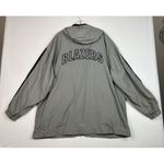 Puma  Blazers Basketball Windbreaker Jacket‎ Gray Logo Zip up Size XL Pockets Photo 5