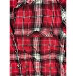 Victoria's Secret Victoria’s Secret‎ Pajama Shirt Women Medium Plaid Long Sleeve Button Up Lounge Photo 7