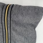 Lululemon Vinyasa Scarf Wrap Zipper Gold Stripes Black Gray Stretch Multi Way Photo 7