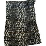 Juicy Couture Gauze Light Infinity Scarf Animal Print Striped Multicolor Photo 7