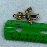 Angel with Wings and Halo Pin Brooch Pendant Silver and Gold Tone Metal Photo 11