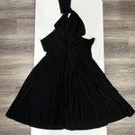 Norma Kamali  Black Halter Dress Large Photo 0