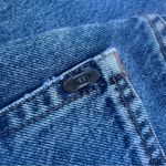 Pepe Jeans Vintage 80s Pepe Co 3D Logo Pocket Button Fly Taper Leg Jeans Photo 5