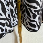 White Zebra Print Midi Skirt,‎ Y2K, Grunge, Boho, Festival, Small, Edgy Photo 2