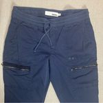 Sonoma  | Navy Drawstring Cropped Cargo Pants | Size 14 Photo 2
