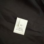 Are You Am I Mini Skirt 100% Silk Wrap Tie Leija Size XS Black Photo 3