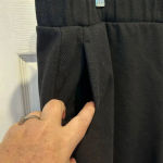 Old Navy  Stevie High Rise Black Ponte Knit‎ Wide Leg Cropped Pull-On Pants 2X Photo 1