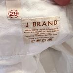 J Brand  Cut-off White Denim Shorts Photo 3