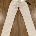 Rag and Bone  Gray Dre Low Rise Slim boyfriend Raw Hem Jeans nwt 24 Photo 1