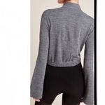Free People  Movement Off The Grid Jacket Flare‎ Sleeve Charcoal Combo Medium Photo 1