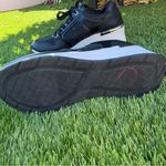 ALDO  Black Gold Shimmer High Heel Sneakers Womens shoes Sneaker size 8.5 Photo 5