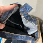 Tyca Large Denim Tote Bag Memphis Blues Embossed Denim Med Blue 19" x 21.5" Photo 8