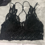 Elegant Black Lace Bralette Size XL Photo 0