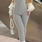 Sleeveless Stretchy Jumpsuit Size Xl Step out in style with our sleeveless jumpsuit, a versatile piece that transitions effortlessly from casual to party settings. Crafted with a blend of polyester and elastane, this one Photo 2