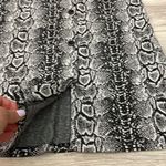 MNG Casual Brown & Off White Snakeskin Button Front V Photo 7