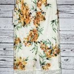 New York And Company Eva Mendes NWT Size S Delicate Floral Lace Midi Pencil Skirt Photo 2