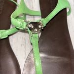 Schutz Womens Size 8  Lime Green Sandals Photo 3