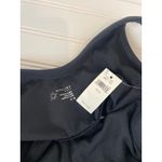 Aerie NWT OFFLINE by Ribbed Cut Out Romper Dress Black Sleeveless Mini Size M Photo 5