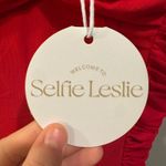 Selfie Leslie Bambi Ruched Mini Dress Red Photo 7