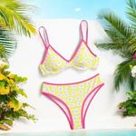 Boutique Sexy yellow flowers bikini ✨ Photo 1
