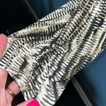 Peyton Jensen  Peri black and white abstract strapless capri jumpsuit small Photo 2