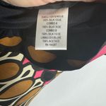 milly of New York 0 Silk Retro Mock‎ Neck Pink Dress CP Black Photo 7