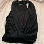 Active USA black surplice tank top Photo 1