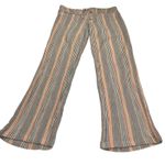 Sundance Gigi Cotton Gauzy Multicolor Striped Cabana Pants Button Fly Size XS Photo 12