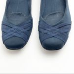 Mootsies Tootsies MOOTSIE TOOTSIE Modelle Navy Square Toe Slip On Flats, Size 9.5 Photo 7