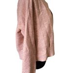 Tahari Blush Heather White Open Front Fitted Thick Knit Blazer Sweater Cardigan Photo 3