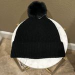 Karl Lagerfeld  Paris Beanie with Faux Fur Pom Photo 5