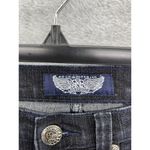 Rock & Republic Jeans Vintage Black Flared Leg Size 28 USA Made Dark Wash Photo 7