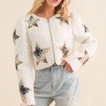 Quilted Multi Star Jacket White Photo 1