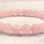 💗Rose Quartz Crystal Bracelet💗 ~8mm Photo 5