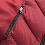 DKNY NWT  Women's Burgundy puffer Jacket with Hood Photo 3