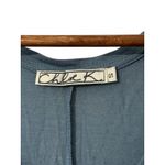 Chloe K Women's Sleeveless Dress Blue Lace Trim Casual Summer Tank Top Photo 3