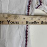 Sunday Best Shirt Womens Small Annalise Embroidered Boho Tassel Peasant Top White Photo 5