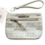 Steve Madden logo gray wristlet Photo 3