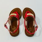 Kate Spade New York Cassandra Thong Flat Sandals in Red Patent Lesther size 5 Photo 6