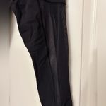 Lululemon  Inspire Crop Soul Leggings White Gray Black Mesh Photo 2