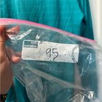 Zyia  Activewear‎ Teal Blue Green Mesh Long Sleeve T-Shirt Workout Lightweight L Photo 4