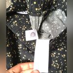 Ganni Black Floral Print Crepe Trousers in Ditzy Floral Size 34 or XS Photo 11