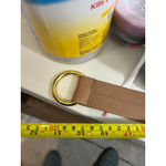 B-low the Belt  Mia Peanut Butter Brown Vegan Leather‎ Belt Women's One Size Photo 3