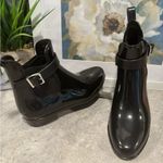 Marc Fisher  Women's Black Rainy Rain Boot Size 7 Photo 2
