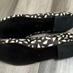 Diane Von Furstenberg NEW  Calf Hair Ballet Flats Women's Black Cream Size 8M Photo 1